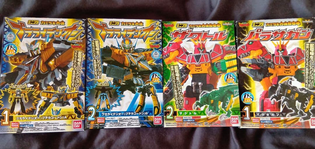 ミニプラ　キョウリュウジン　プテライデンオー　プレズオー　スピノダイオー　16箱