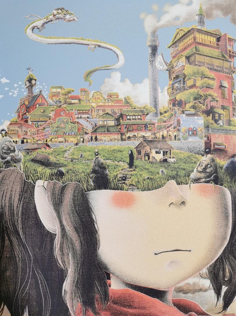 千と千尋の神隠し ポスター（120枚限定販売、宮崎駿監督・スタジオジブリ）