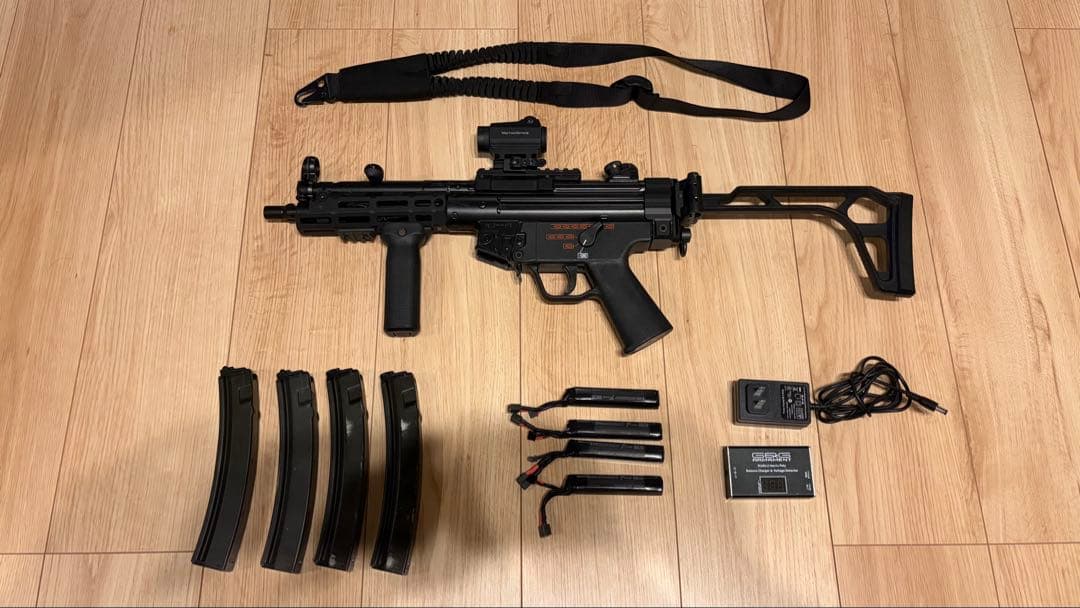 【総額14万超】【美品】東京マルイ 次世代MP5A5 外部カスタム品