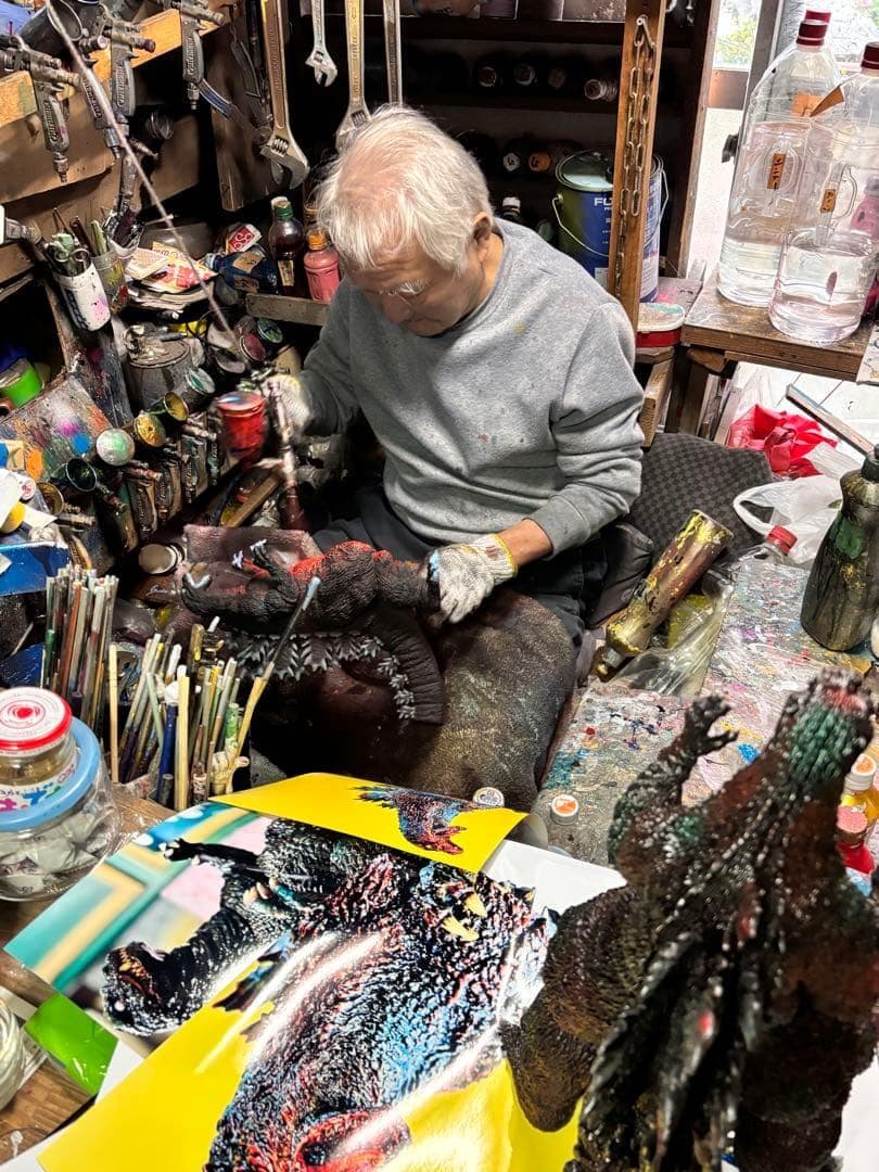 東宝30ｃｍシリーズ ゴジラ 1995 後藤彩色所 ワンオフ カスタムＶｅｒ．