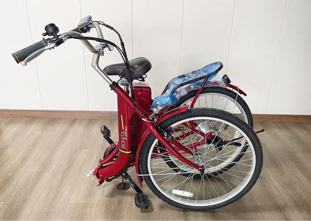 新品　折り畳みアシスト型電動自転車 E-BIKE 24インチ　黒色