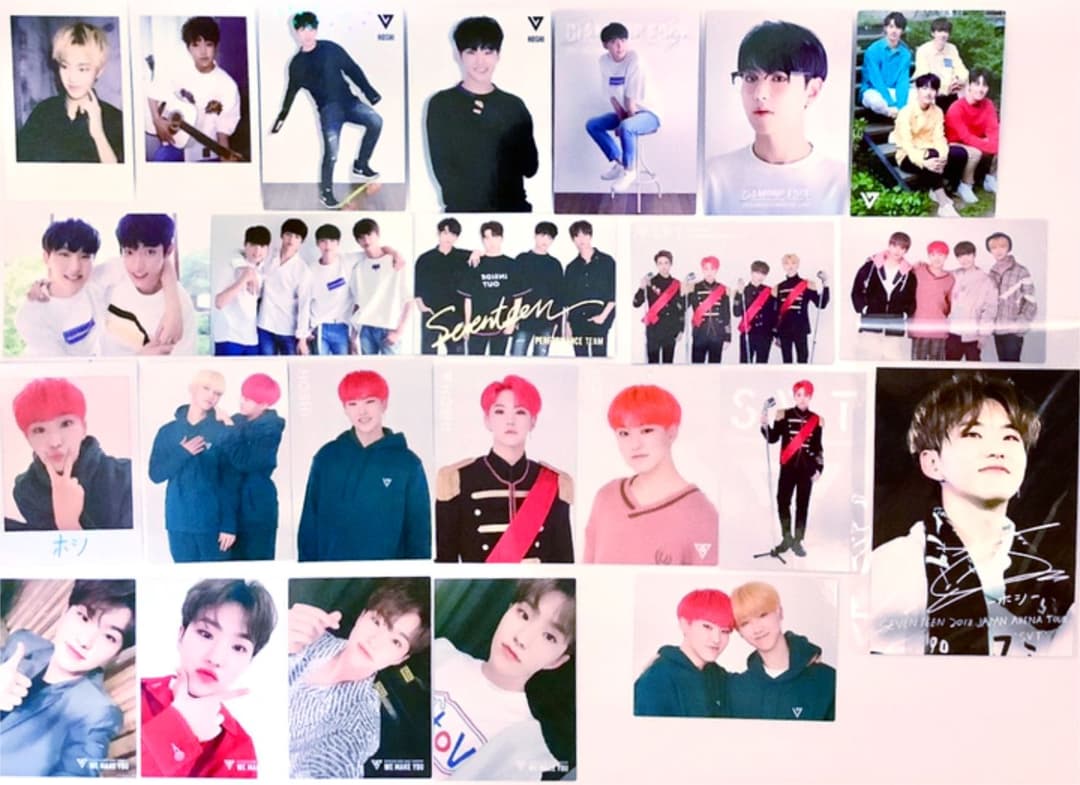 SEVENTEEN コンサート 公式グッズ ホシ トレカ45枚+生写真