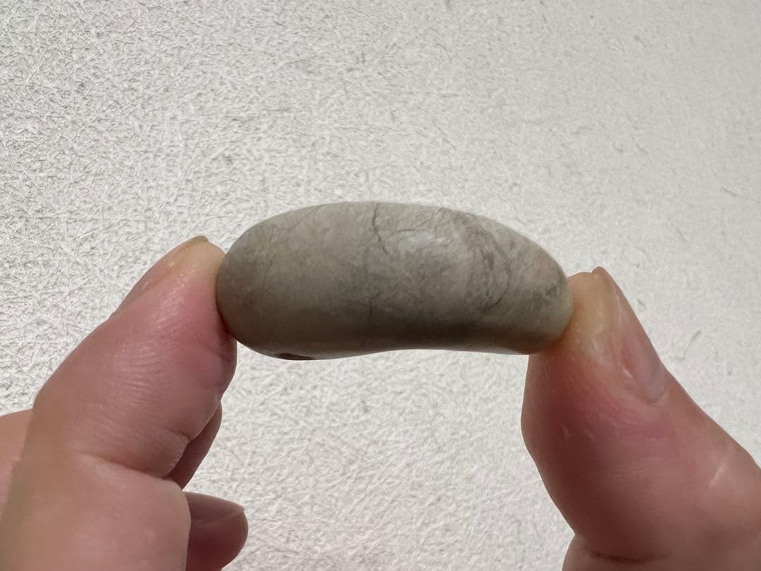 古墳 勾玉 滑石 茨城県 遺跡 出土 発掘 考古 骨董 古美術