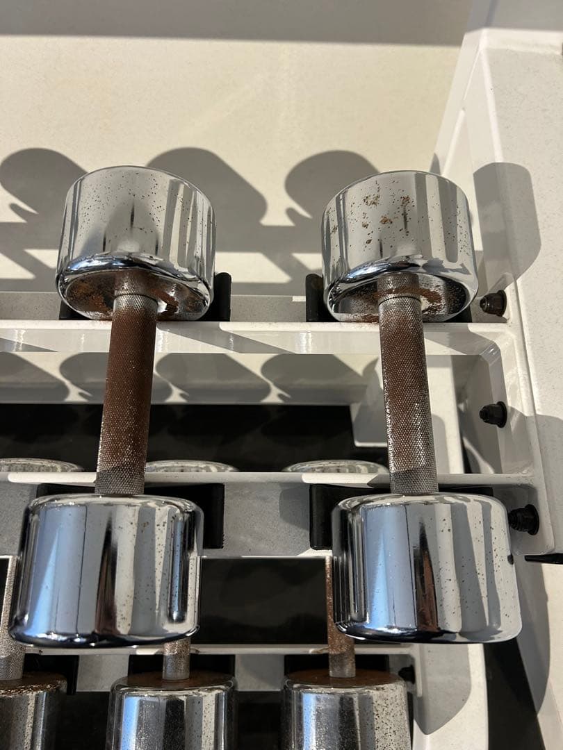 IVANKO ダンベル　1-20kg 15組　ダンベルラック付き