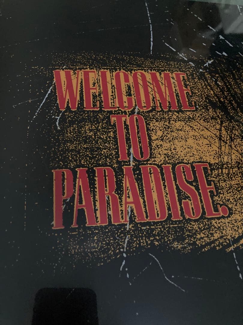 激レア　Guns N' Roses プロモポスター　ガンズアンドローゼズ　axl