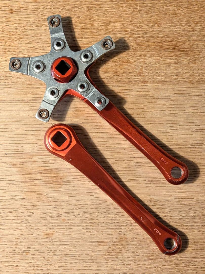 □ COOK BROS. RACING クランク 170㎜ PCD110（改）