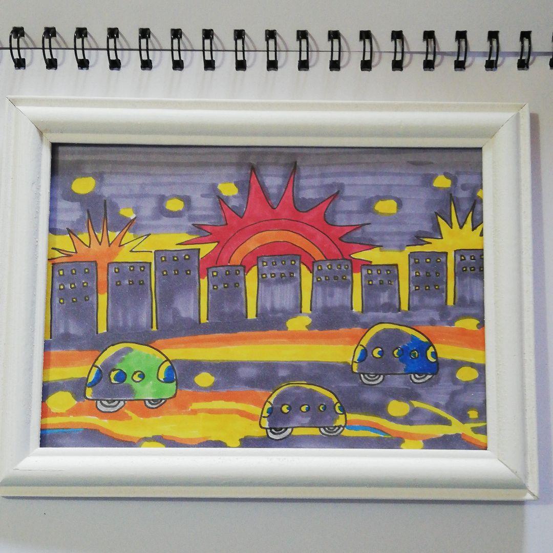 光の方へ「絵画」原画２L判サイズ