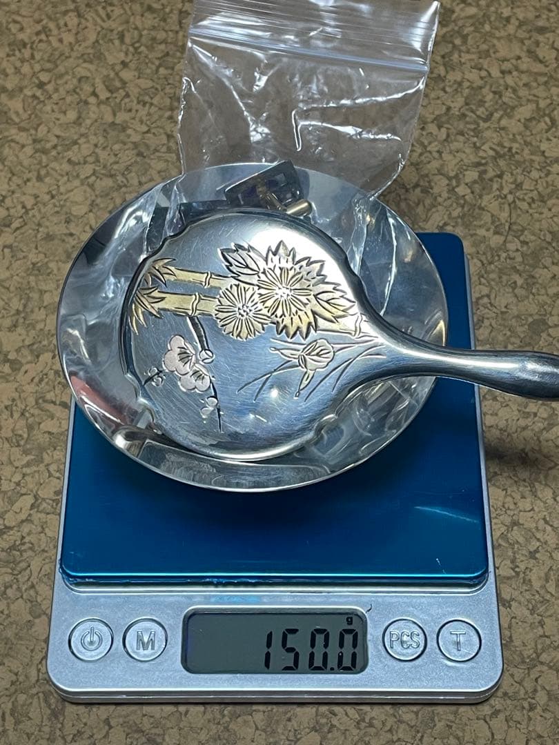 純銀銀盃＋銀スクラップ 約150g｜純銀刻印・925刻印あり