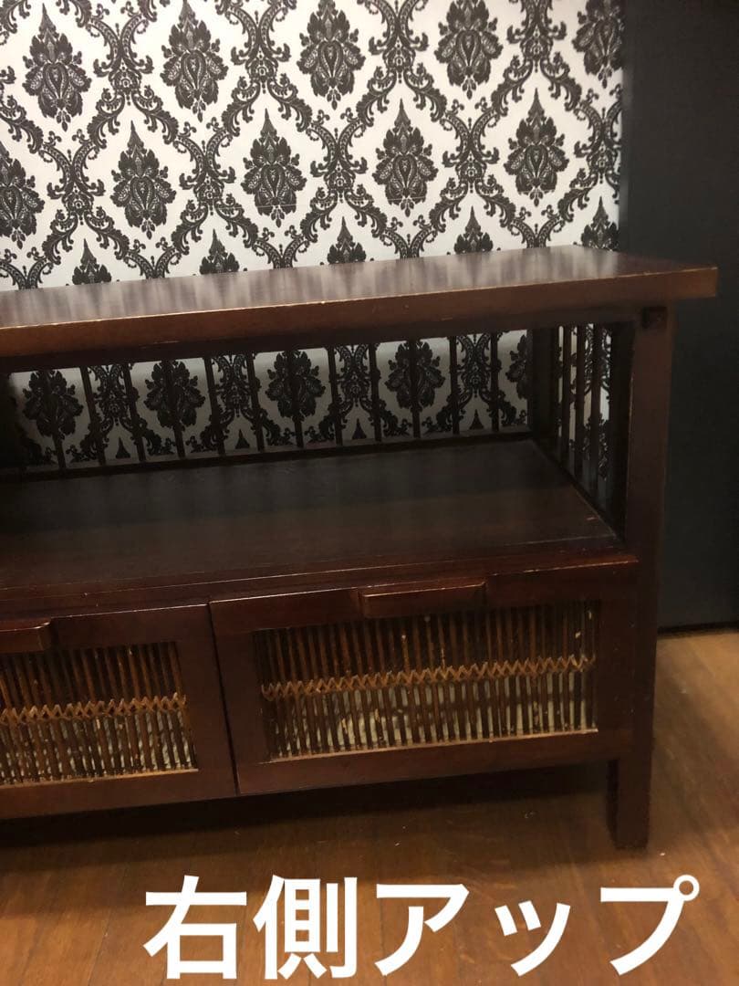 高級アジアン♦️オリエンタル リゾートボード♦️引き出し付 大容量♦️補償付 送料込