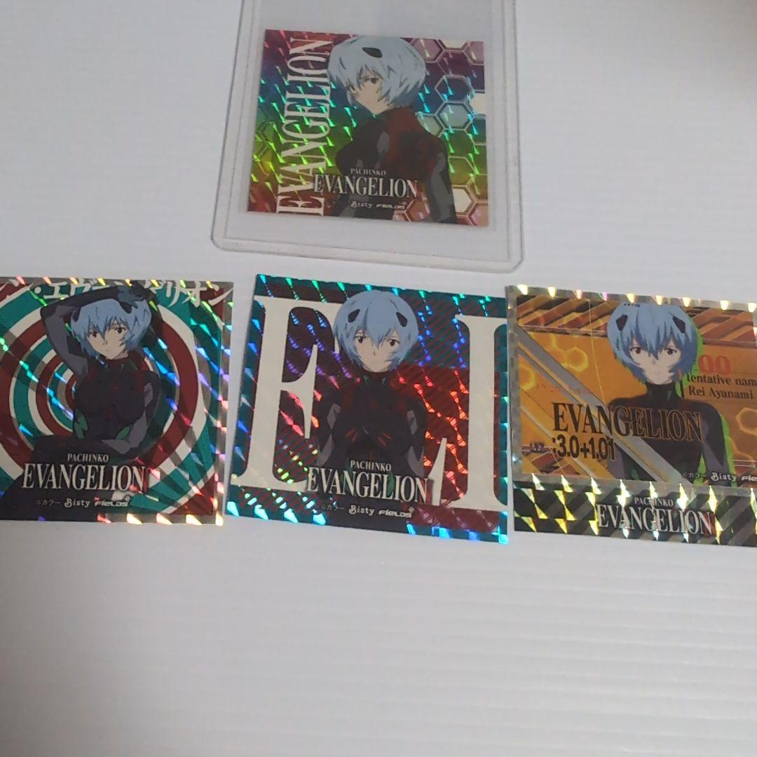 エヴァンゲリオントレーディングステッカー　綾波レイ　シークレット　レア　パチンコ