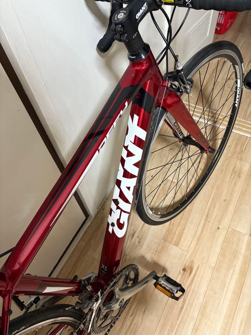 GIANT DEFY レッド ロードバイク