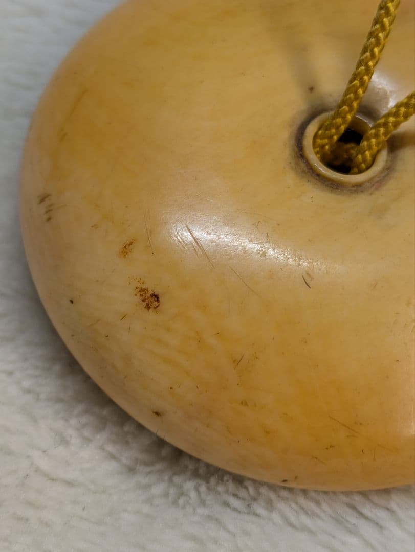 骨董　提げ物　根付　饅頭根付　根付け　金象嵌　桜吹雪　古玩　印籠