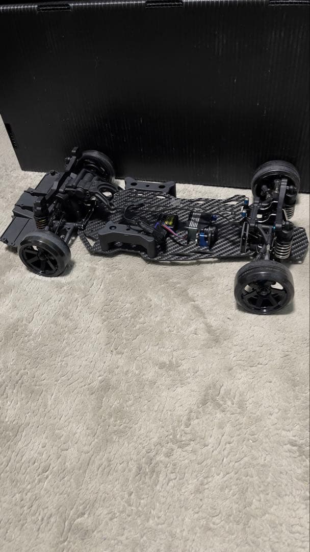 ドリフトラジコンYD-2 神風コンバージョン カーボンシャーシ　アルミパーツあり