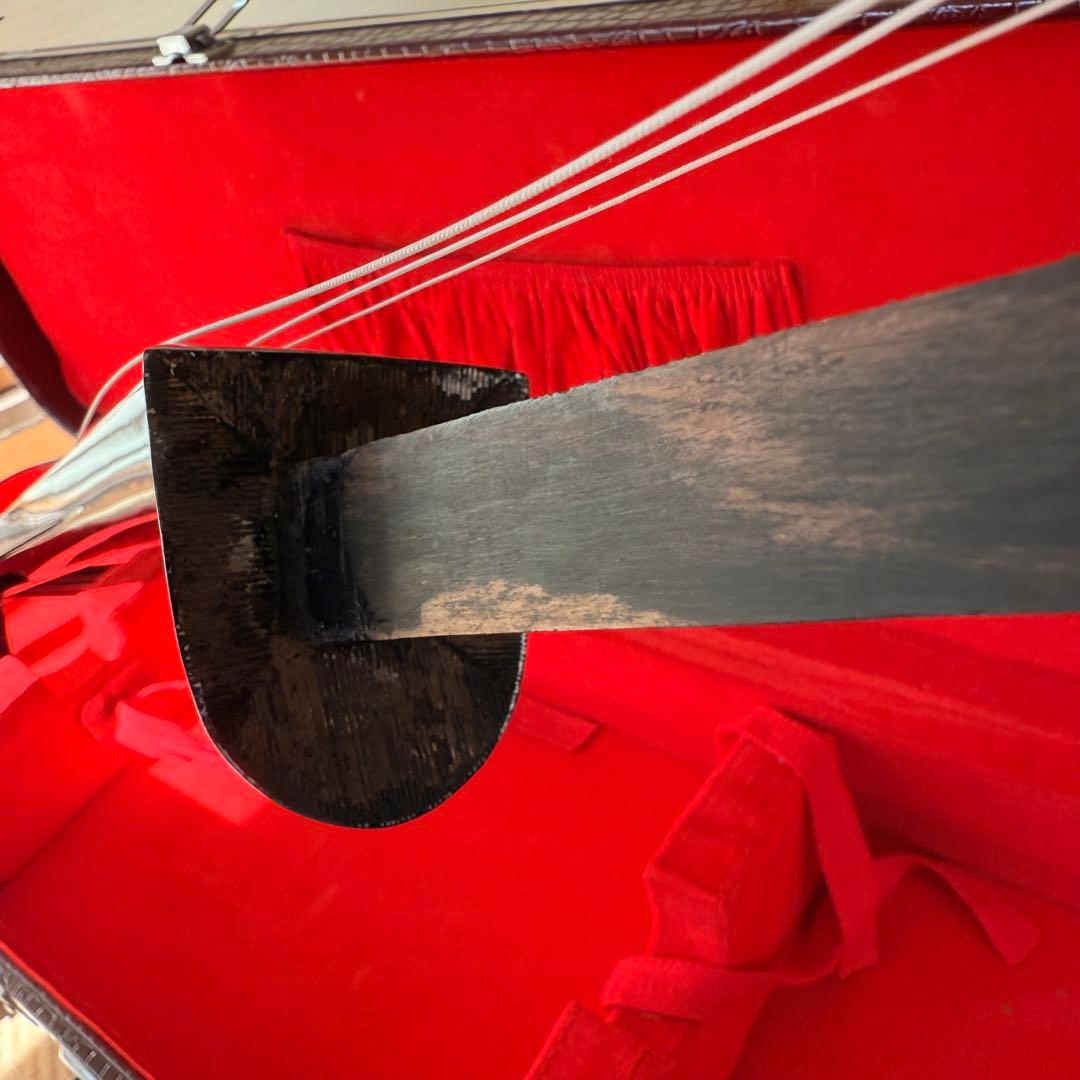 黒木三線■本皮一枚張り■黒檀 ケース付き