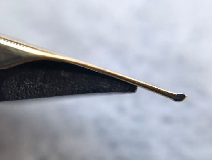 モンブラン 万年筆（ステンレス ゴールドトリム）