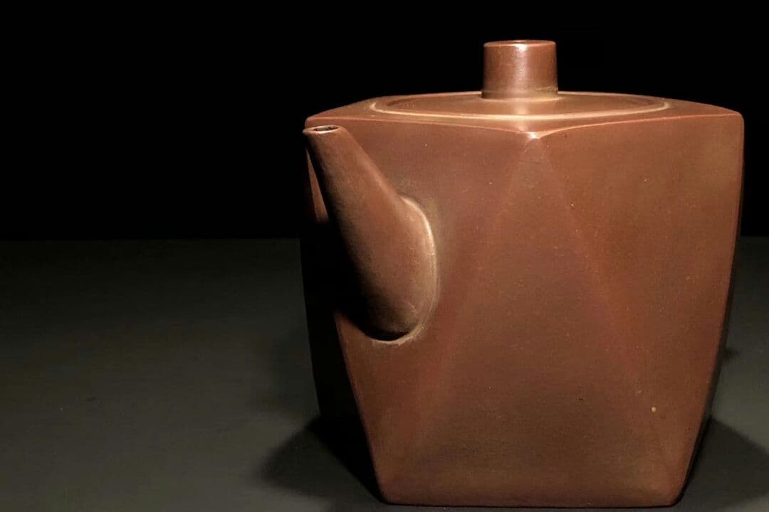 「菱方壺」 楊彭年  清代 紫泥急須   紫砂壷  茶壷 古玩 茶道具 煎茶道具