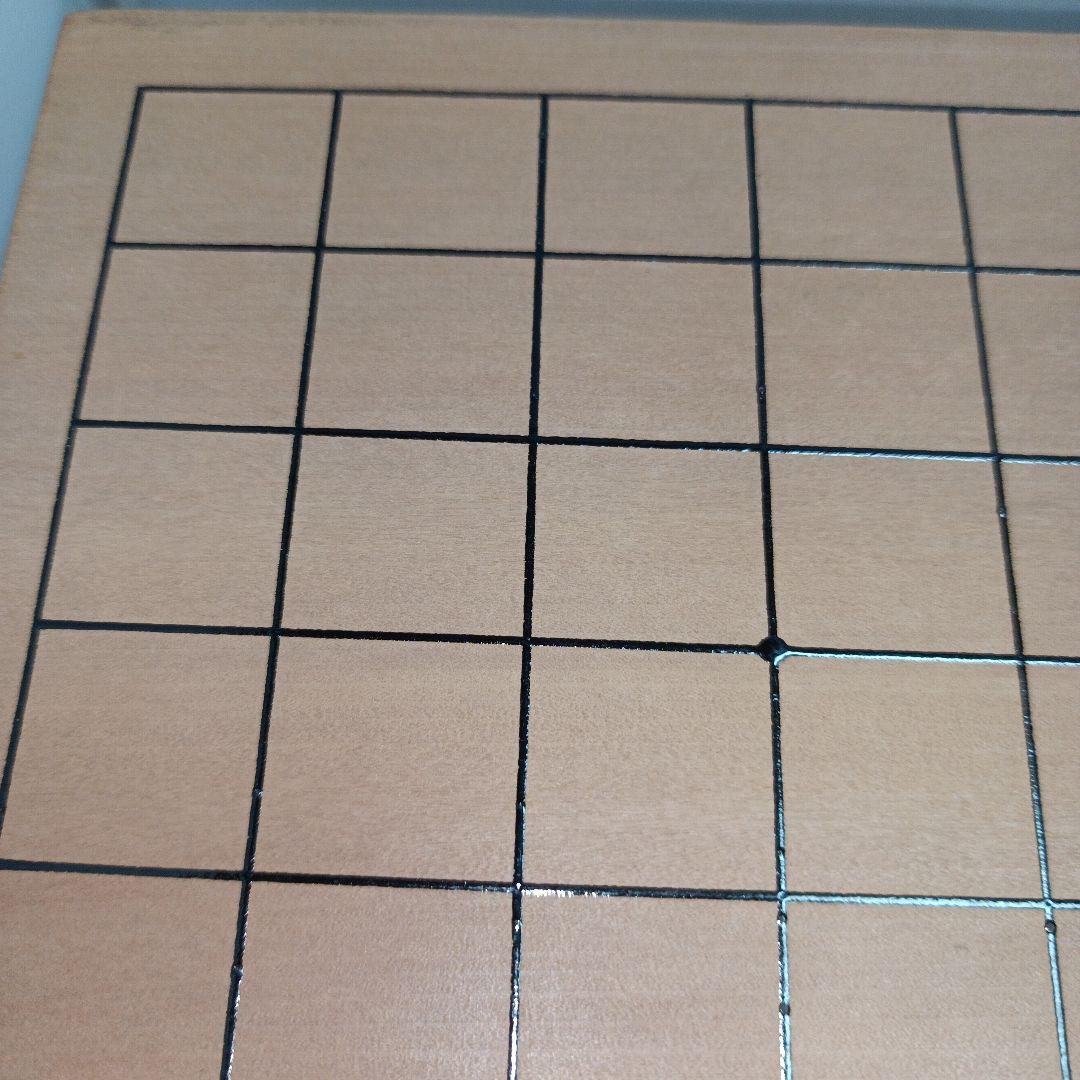 【美品】本格で重厚！碁盤（桂木材、へそあり）＆碁笥（けやき木材）＆碁石ハマグリ