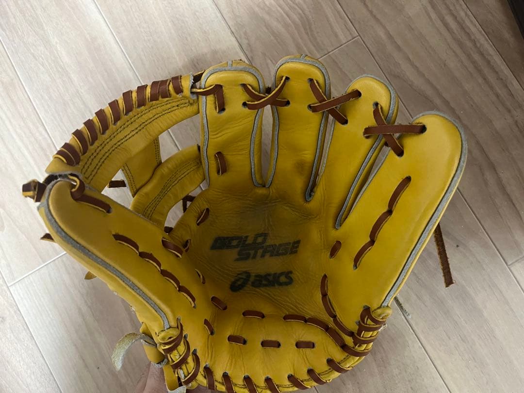 ゴールドステージ 軟式グローブ イエロー