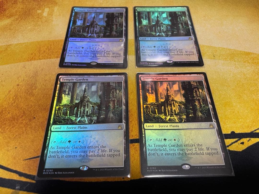 寺院の庭 foil4枚セット