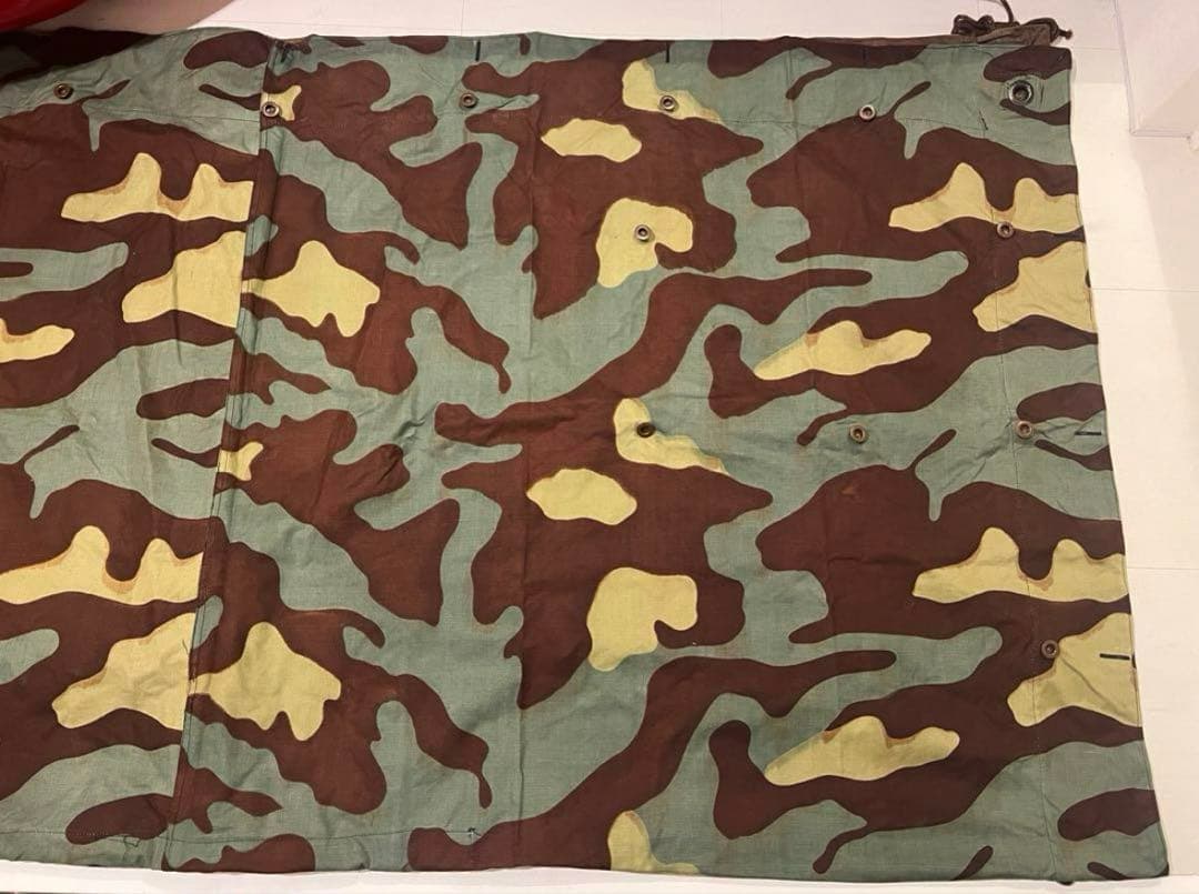 【最終値下】イタリア軍幕　サンマルコ迷彩　ポンチョテント　3枚セット