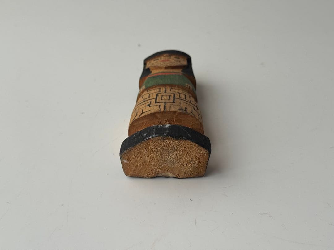 シピボ族 南米 ペルー アマゾン 木彫人形 フォークアート 民藝 アンティーク