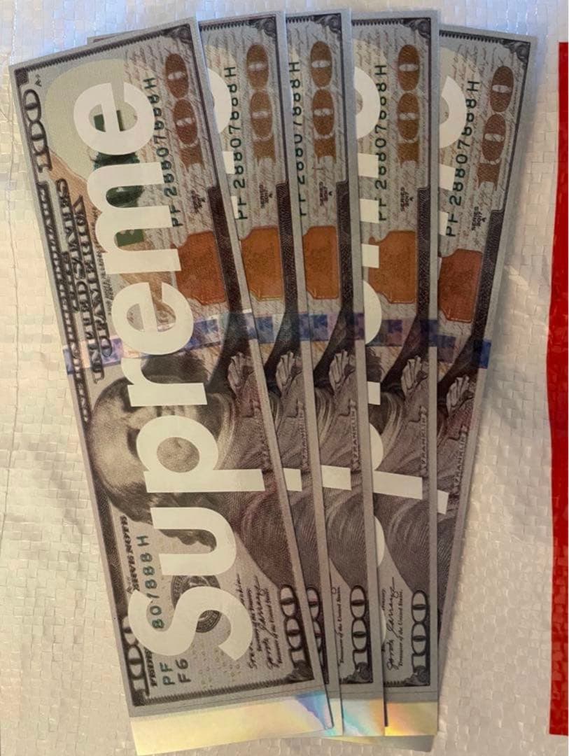 Supreme 2025fw ノベルティ　ドルボックスロゴステッカー5枚セット