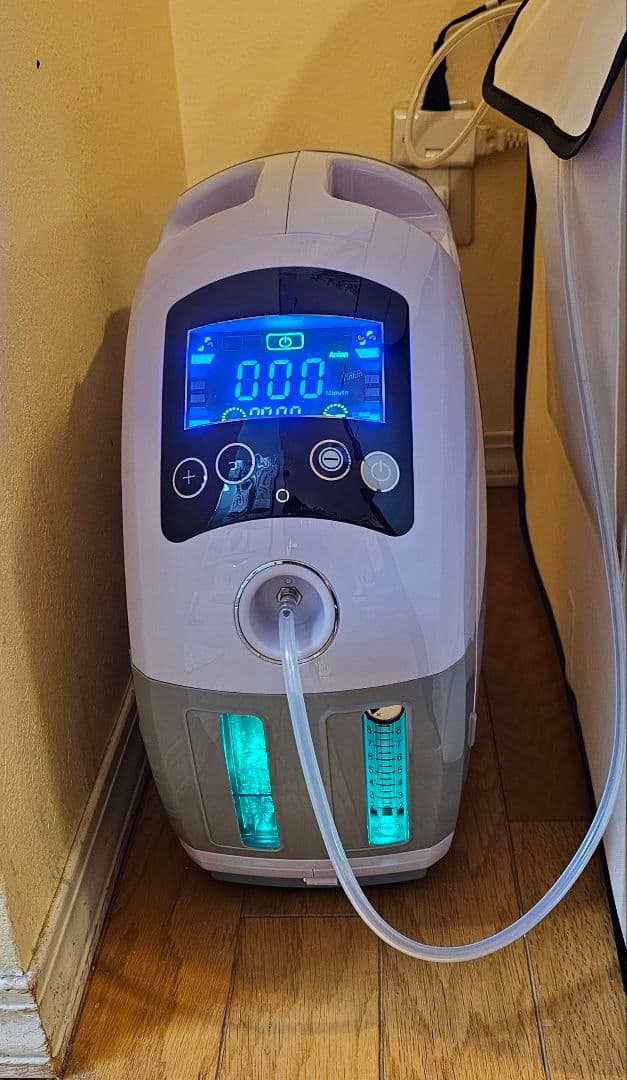 ペット用酸素室ミニセットM UNICOM 酸素濃度計 OX-PLUS