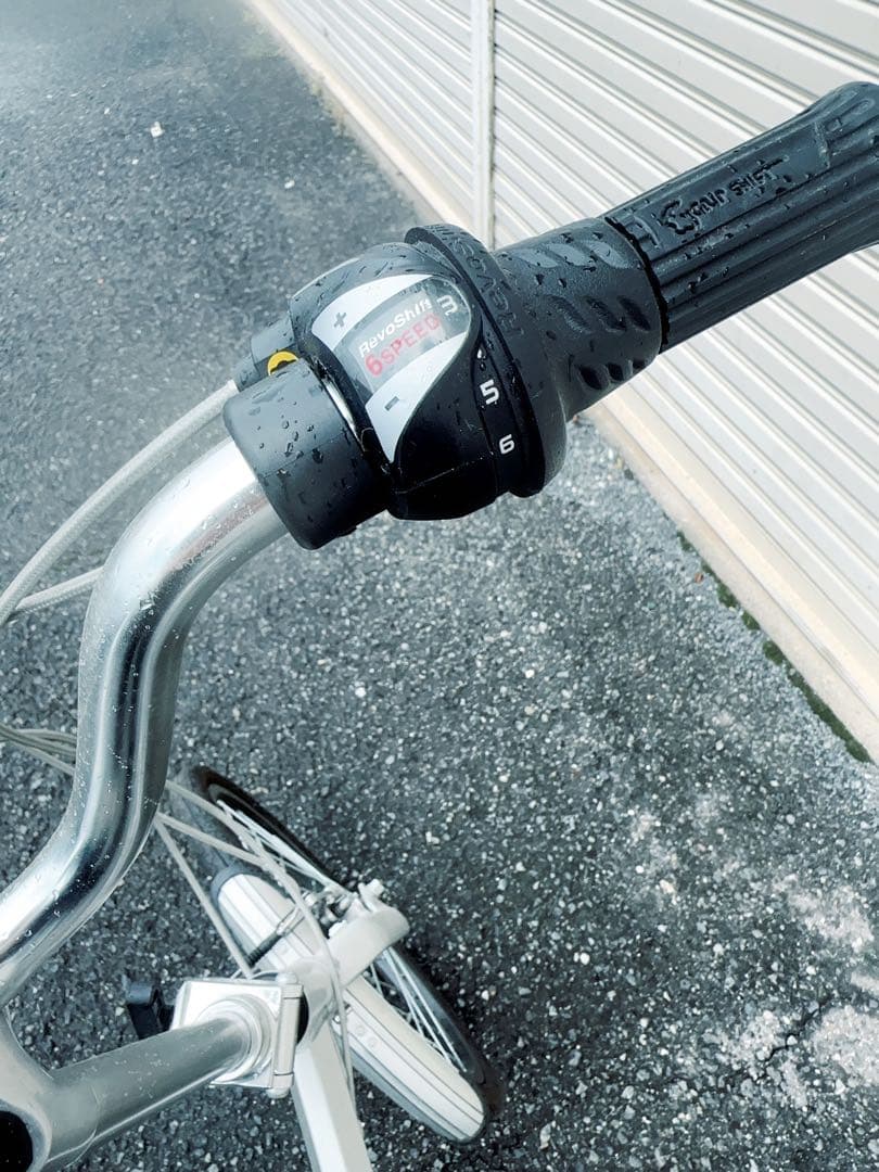 【大阪市周辺限定】折りたたみ自転車 シルバー