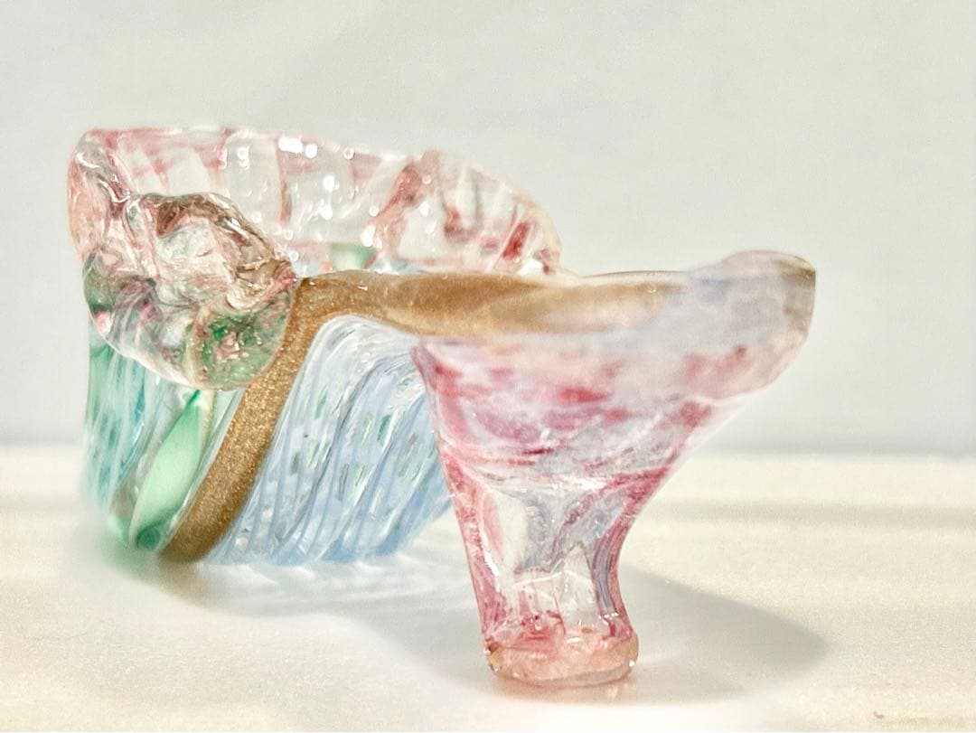 ベネチア ヴェネチアン murano ムラーノ ガラス グラス レース シューズ