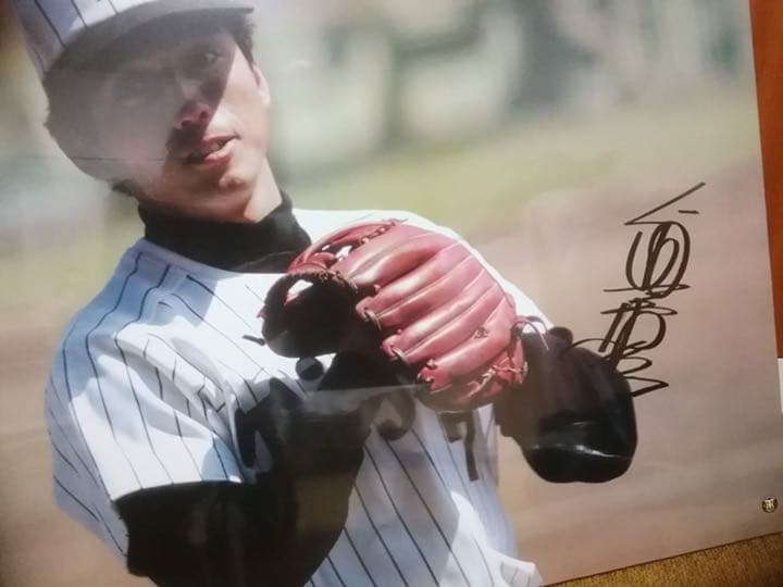 貴重！特大　真弓明信　パネル写真　阪神タイガース