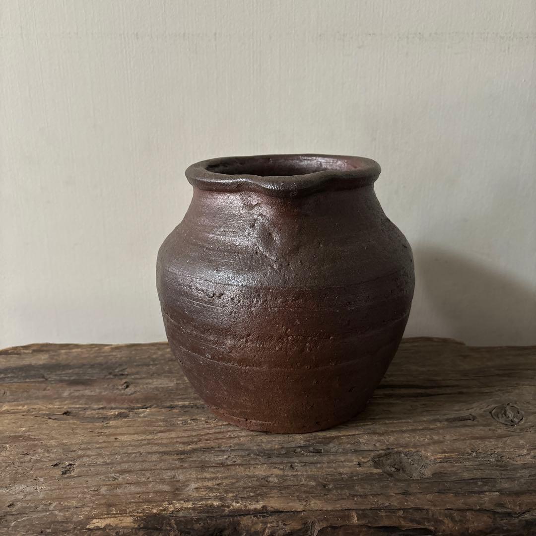 古備前片口壷 .古越前.常滑.丹波.信楽.瀬戸.六古窯　骨董　検:李朝　白磁