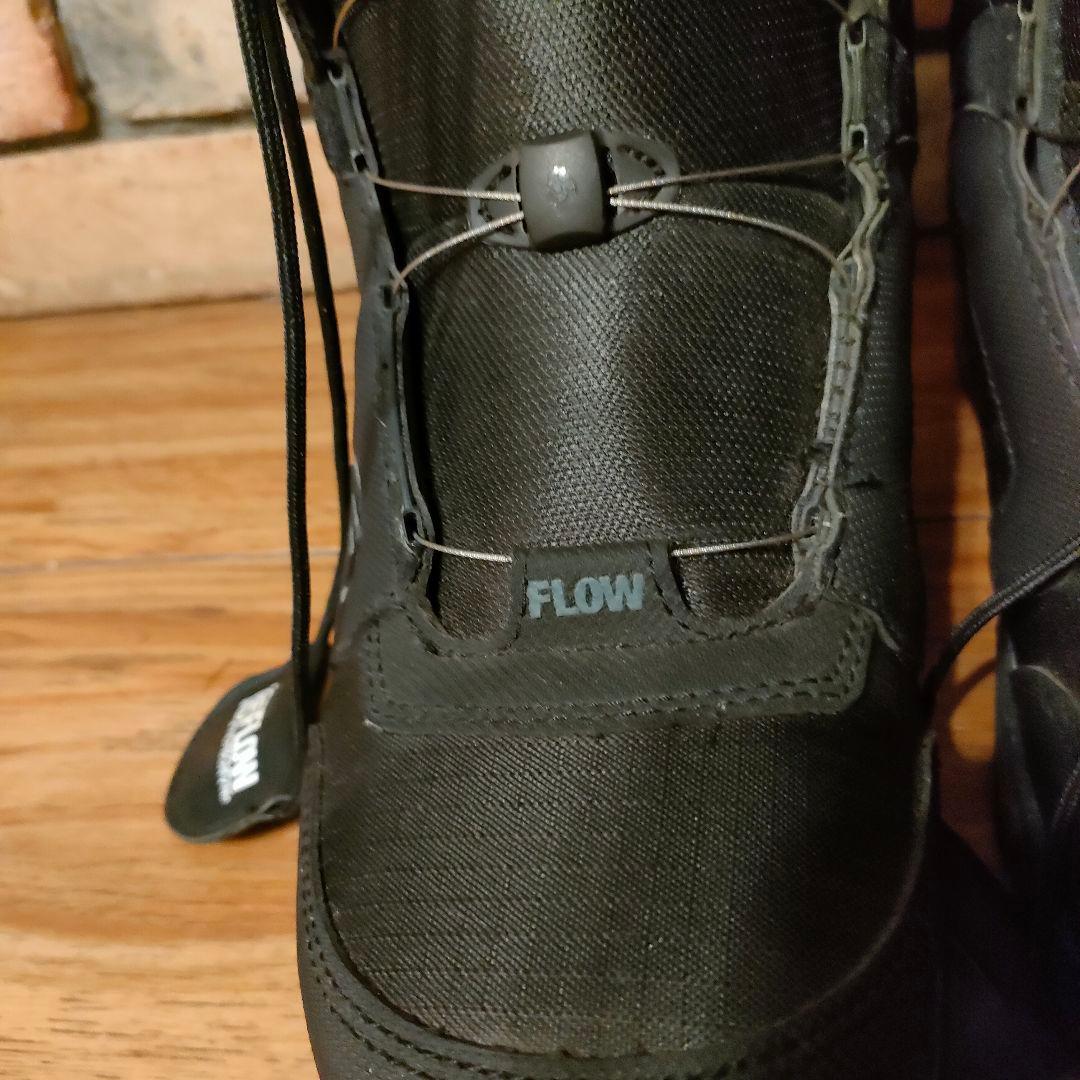 美品 FLOW フロー ECHO BOA エコ ボア スノボ ブーツ 25.5