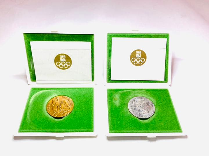 1964年　東京 オリンピック 記念メダル　銀・銅セット