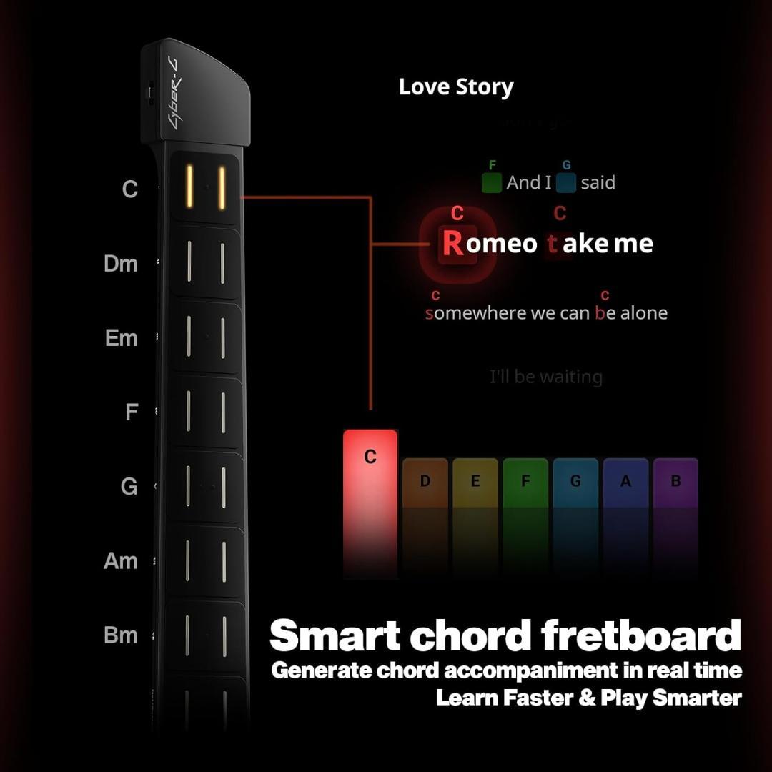 CYBER-G スマートエレキギター 新品未使用 ピンク