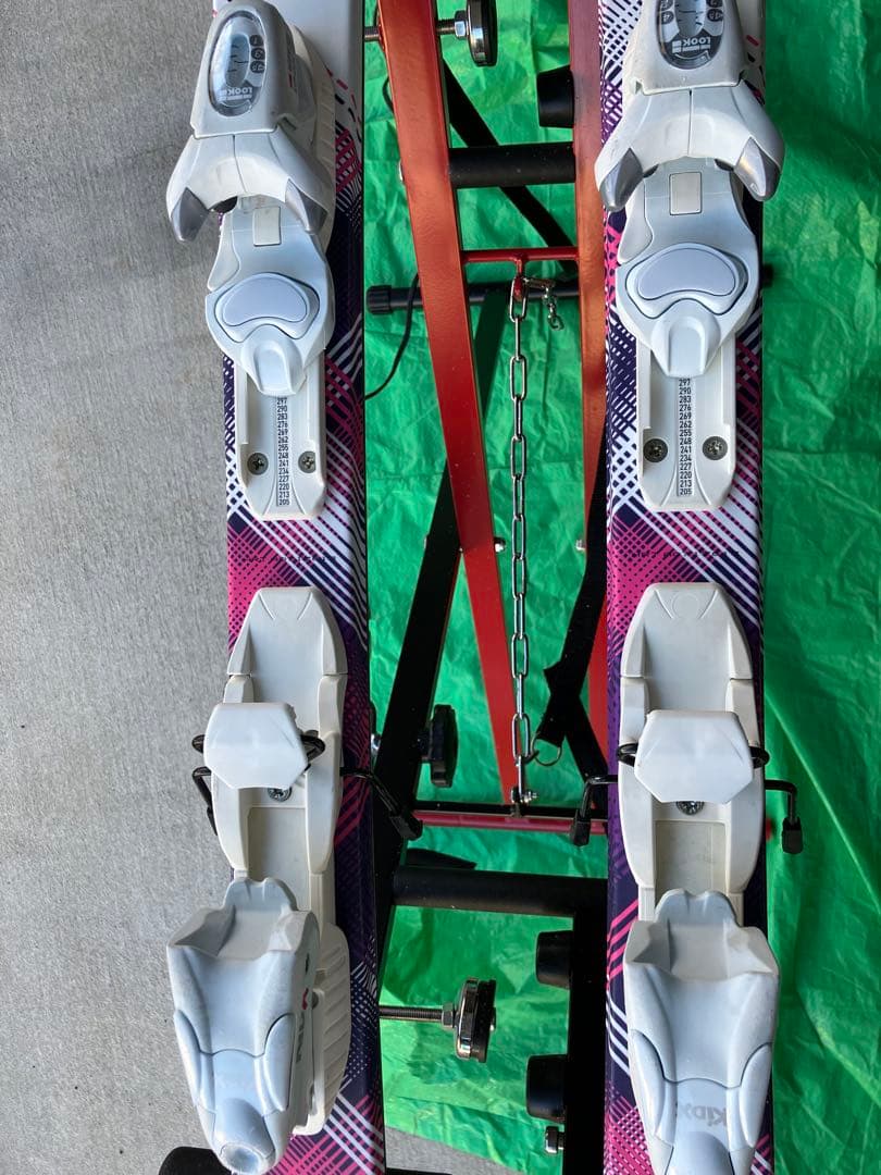 スキー Hart 128cm Innocence 板 ストック セット 袋付き