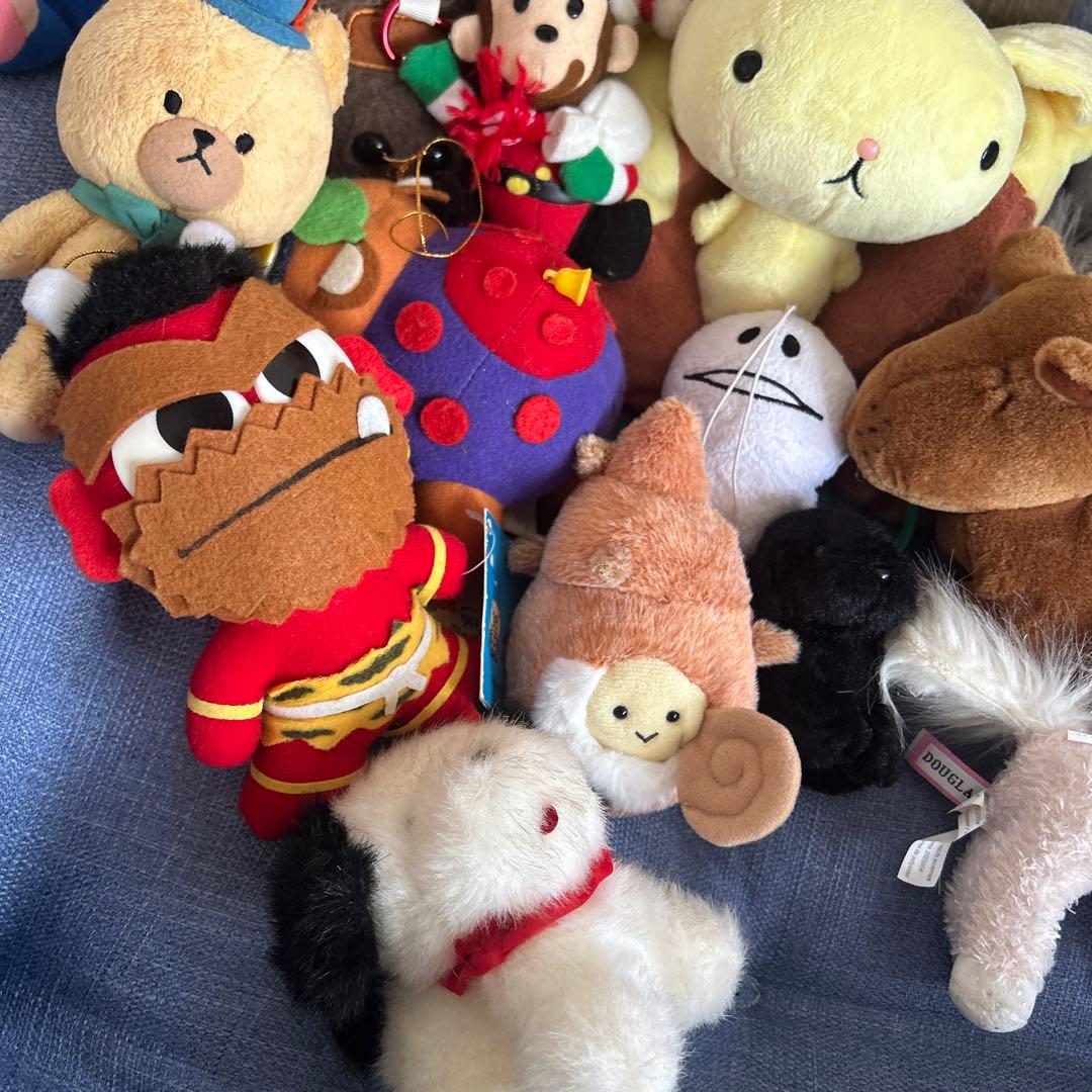 レトロ　ぱらぽぺった ろっぷんぬいぐるみ　モフサンド　にゃんぱいあ　カナヘイ