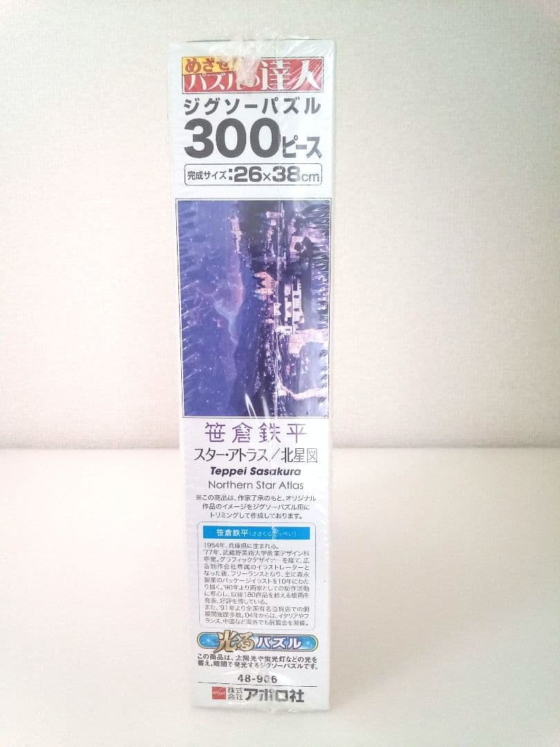 【新品未開封】笹倉鉄平　ジグソーパズル　スター・アトラス　北星図　アポロ社