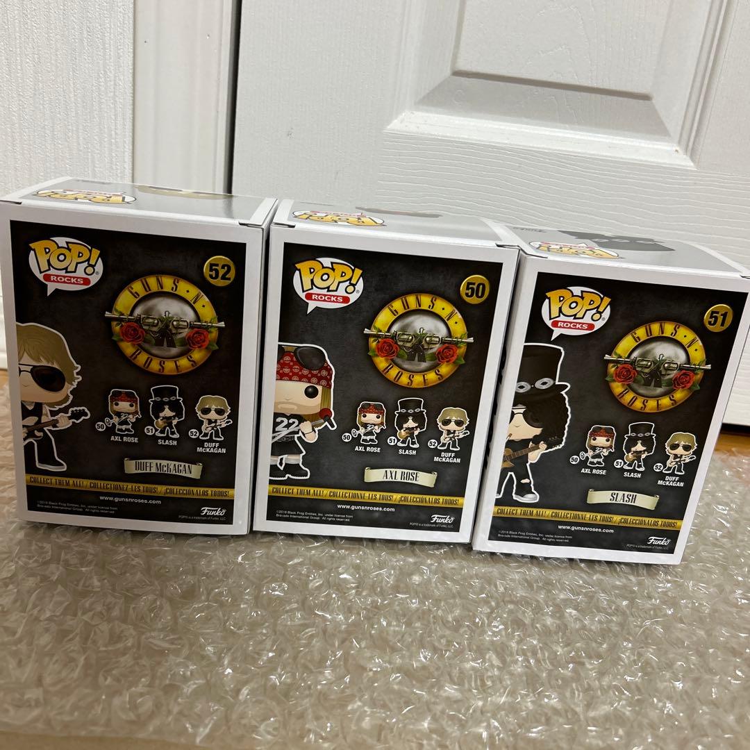 Funko POP！ ROCKS  GUNS'N'ROSES 3体セット
