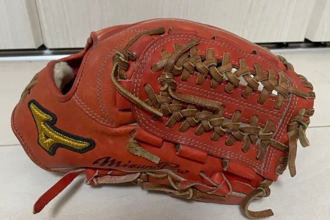 【即戦力・型良し】ミズノプロ 軟式 内野手用 日本製 即使用可