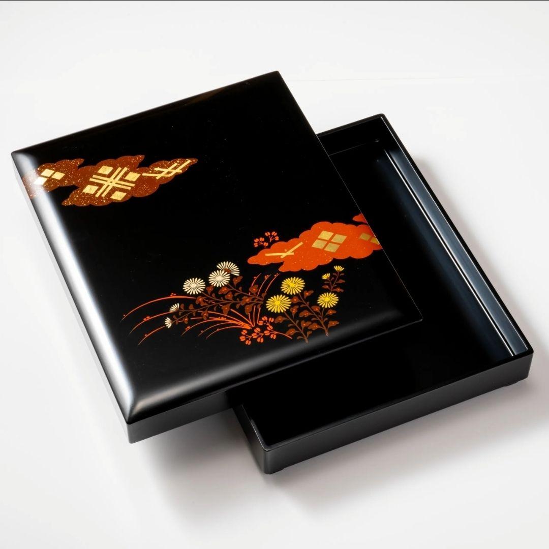 漆器 料紙箱 新品