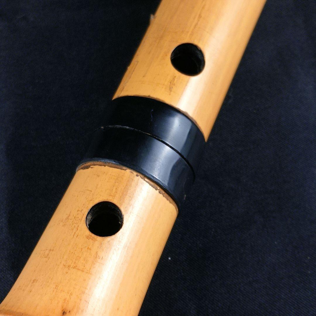 Y3110-4 琴古流 尺八 草野鈴風 全長55㎝ 竹製