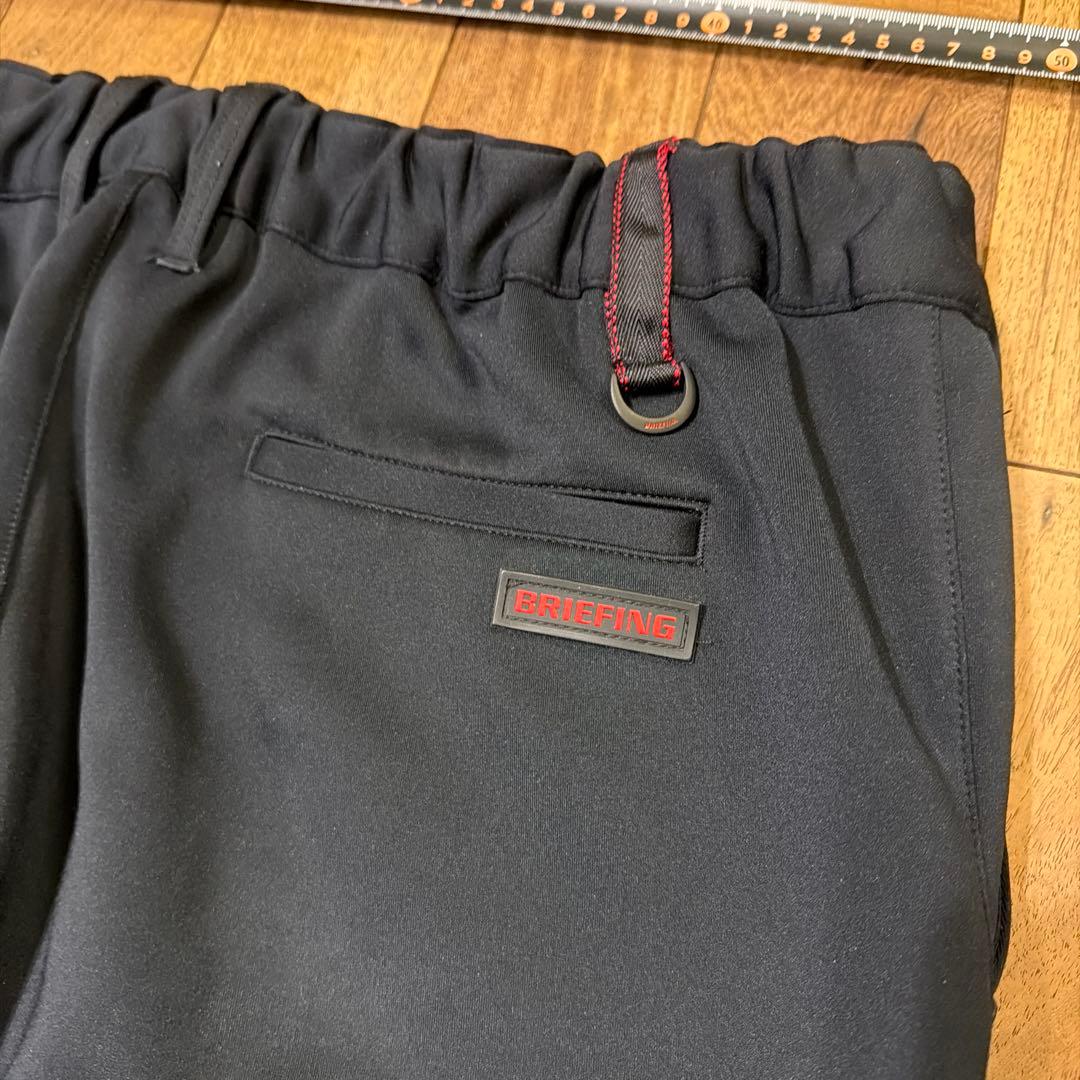 美品ブリーフィング　BRIEFING GOLF スリムジョガーパンツ 黒 L