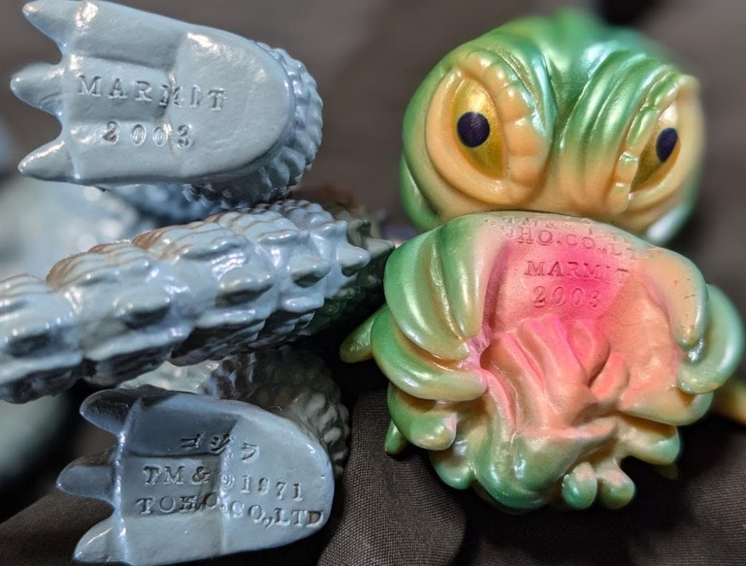 飛行ゴジラ＆ミニヘドラ（マーミット）ソフビ 怪獣天国ベビー ヘドゴジセット