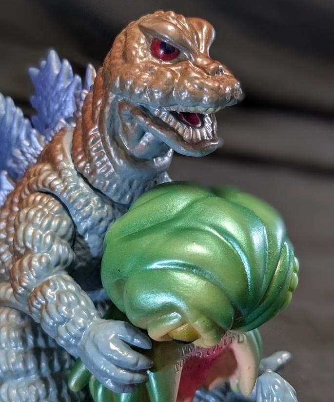 飛行ゴジラ＆ミニヘドラ（マーミット）ソフビ 怪獣天国ベビー ヘドゴジセット