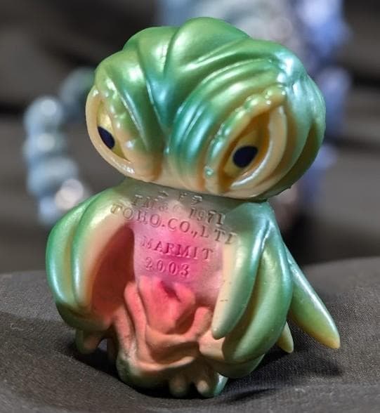 飛行ゴジラ＆ミニヘドラ（マーミット）ソフビ 怪獣天国ベビー ヘドゴジセット