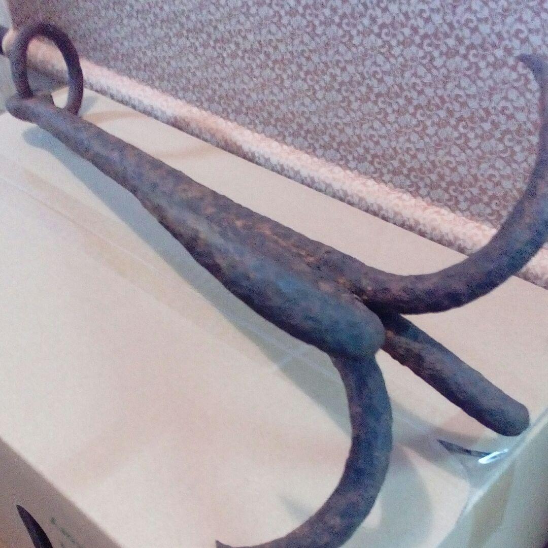 江戸時代古鉄製碇護送船団水軍等用４８センチサイズアンティーク４本爪碇飾り当時物