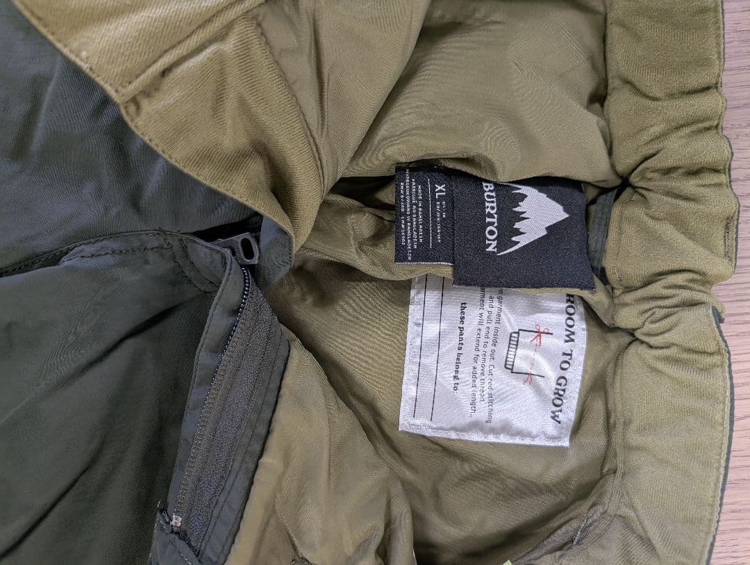 BURTON スノーボードウェア上下セット XL 迷彩 スキーウェア バートン