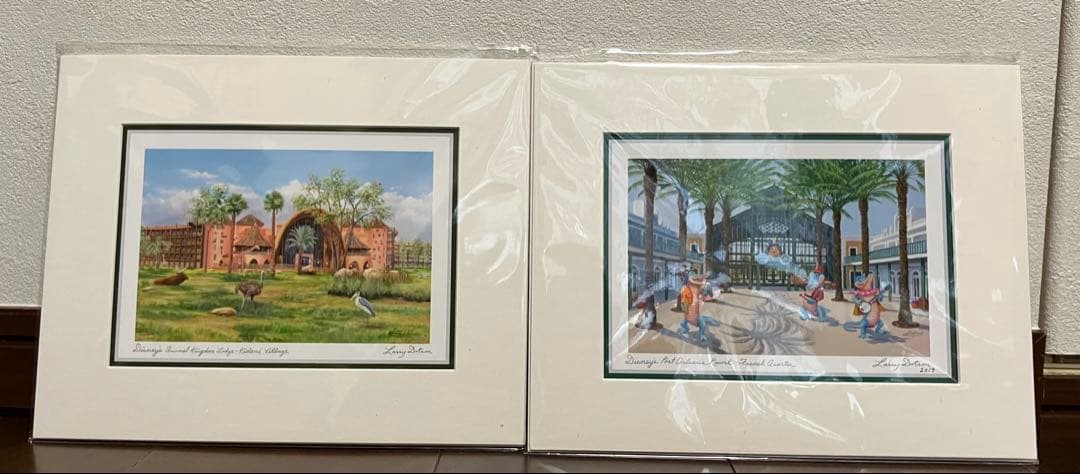 未開封 ディズニーパークス ラリードットソン(Larry Dotson)プリント