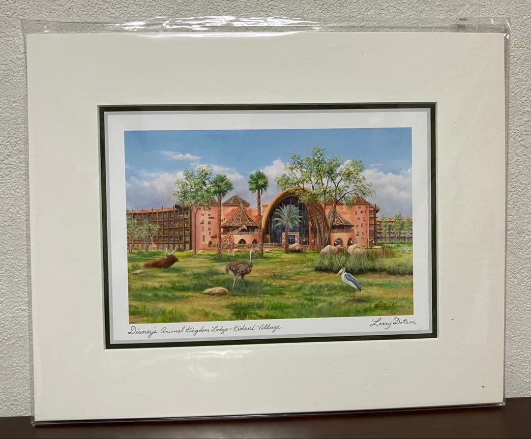 未開封 ディズニーパークス ラリードットソン(Larry Dotson)プリント