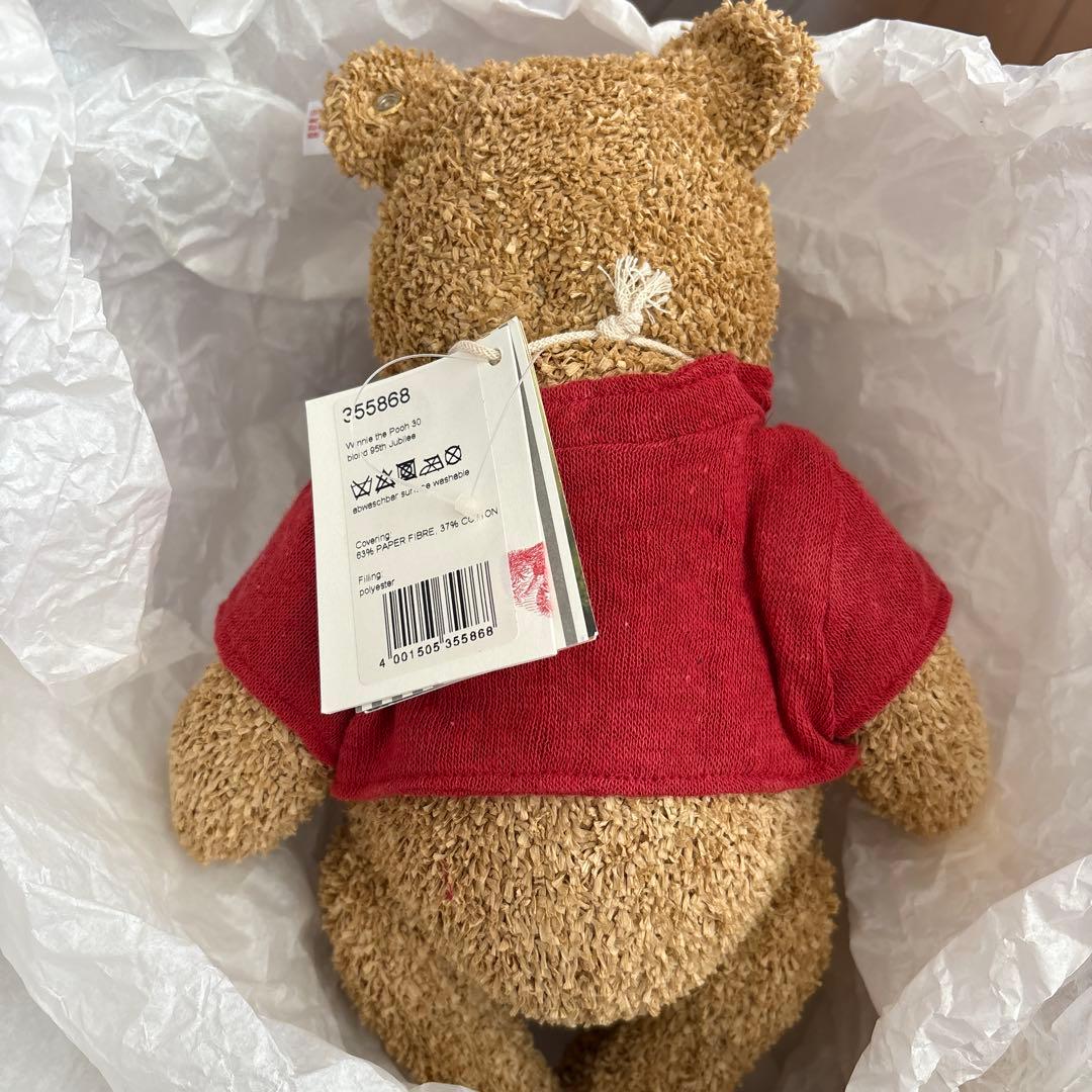 新品☆シュタイフ 95周年記念 くまのプーさん 30cm